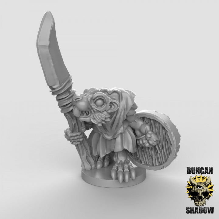 15mm Rat Folk with Spears - Image 2