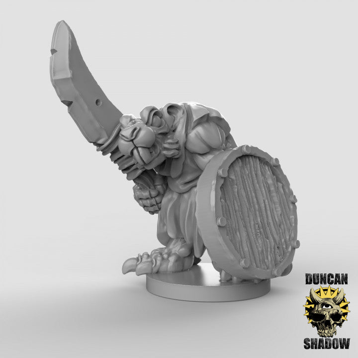 15mm Rat Folk with Spears - Image 5