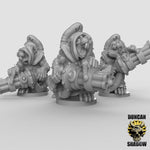 15mm Rat Folk with ChainGun - Image 1