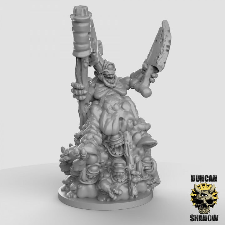 15mm Plague Demon Champion Palanquin - Image 1