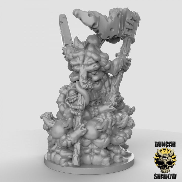 15mm Plague Demon Champion Palanquin - Image 2