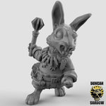 Rabbit Folk With Hand Weapons x3 Resin Miniature Models for DnD | Tabletop Gaming
