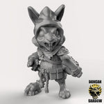 Rabbit Folk With Bows x3 Resin Miniature Models for DnD | Tabletop Gaming