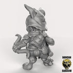 Rabbit Folk With Bows x3 Resin Miniature Models for DnD | Tabletop Gaming