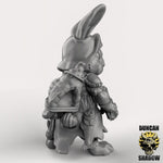 Rabbit Folk With Clubs x3 Resin Miniature Models for DnD | Tabletop Gaming