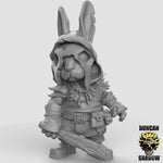 Rabbit Folk Cultists x3 Resin Miniature Models for DnD | Tabletop Gaming