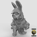 Rabbit Folk Cultists x3 Resin Miniature Models for DnD | Tabletop Gaming