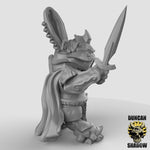 Rabbit Folk Paladin Resin Miniature Model for DnD | Tabletop Gaming