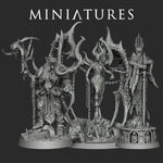 Forgotten Ancients - Cyndea, Cerebus and The Forsaken | 9-11 Inch Resin Model Miniatures