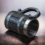 Viking Rune Norse Tankard Mug Beer Stein 20oz / 600ml