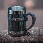 Viking Rune Norse Tankard Mug Beer Stein 20oz / 600ml