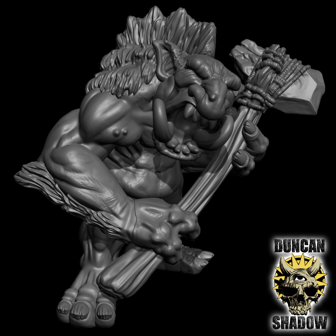 Snow Trolls x 3 Resin Miniature Models for DnD I Tabletop Gaming I Warhammer