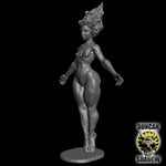 Stylized Female Statue Resin Miniature Model I Nude I Dungeons & Dragons I TTG I RPGs