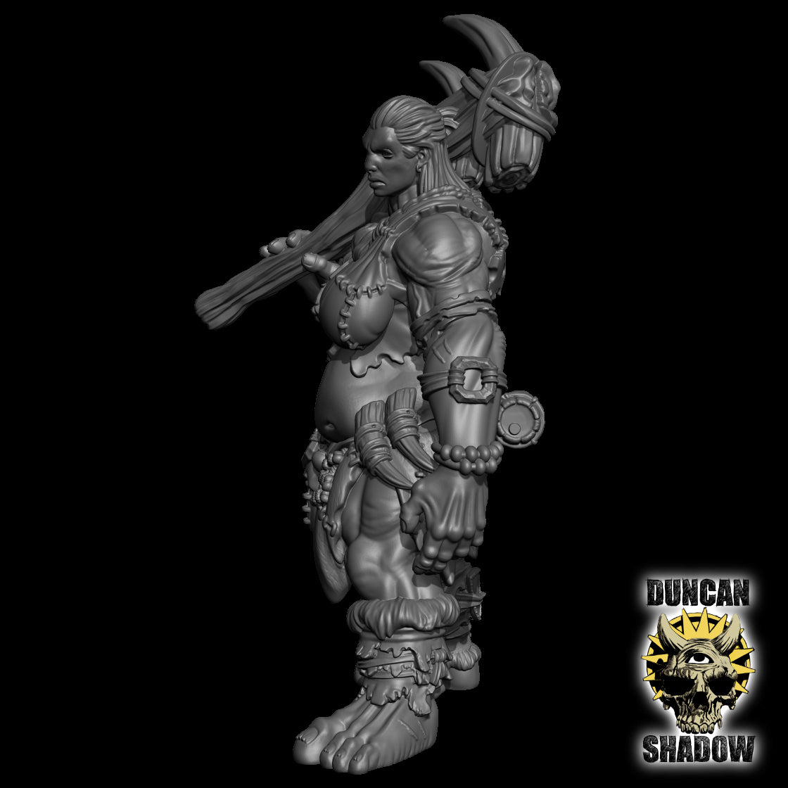 Female Titan Resin Model for Dungeons & Dragons | Board RPG's