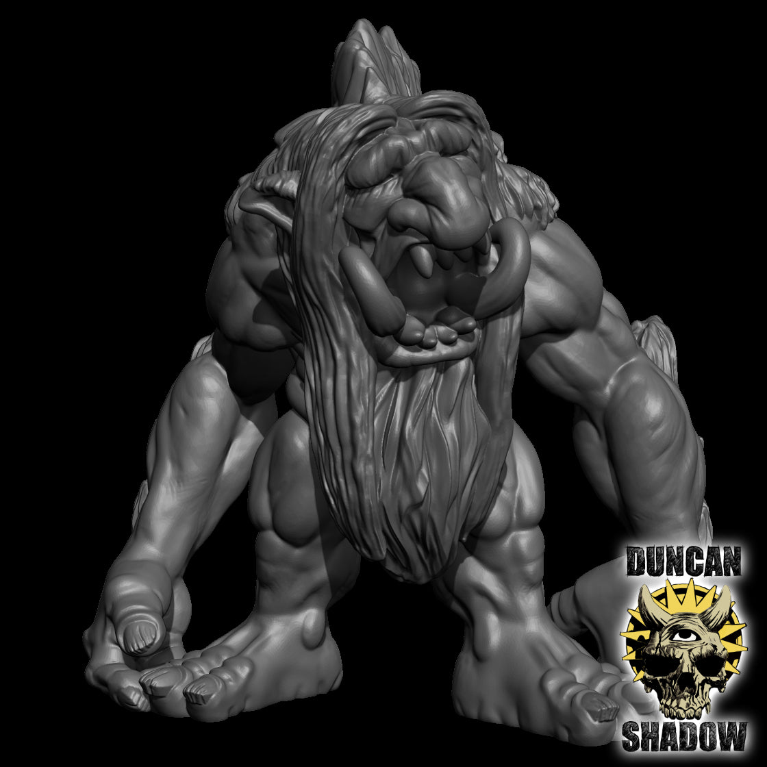 Snow Trolls x 3 Resin Miniature Models for DnD I Tabletop Gaming I Warhammer