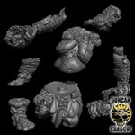 Female Titan With Rocks Resin Model for Dungeons & Dragons | Board RPG's