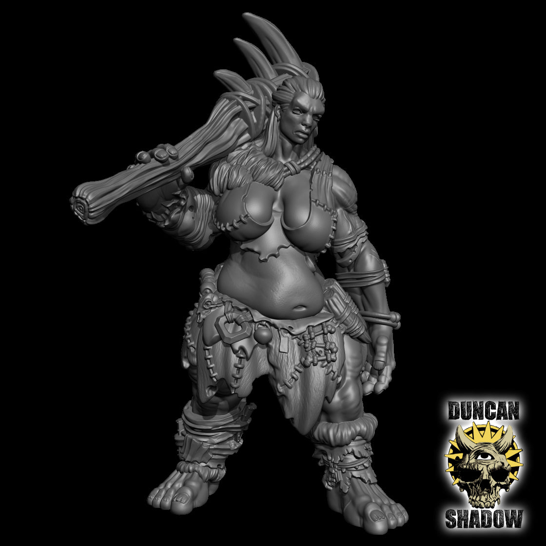 Female Titan Resin Model for Dungeons & Dragons | Board RPG's