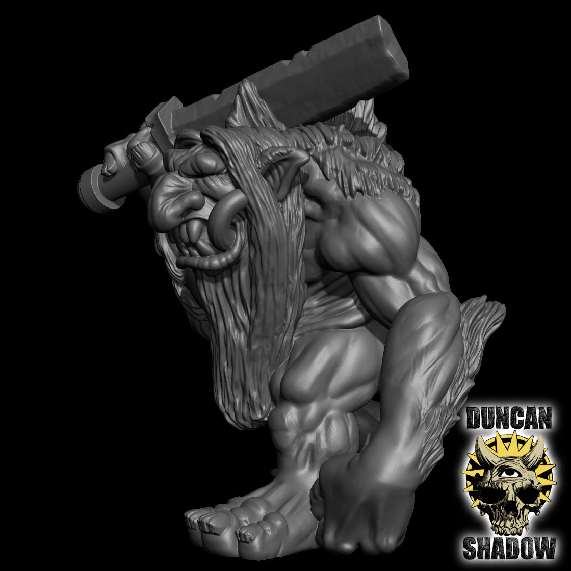 Snow Trolls x 3 Resin Miniature Models for DnD I Tabletop Gaming I Warhammer