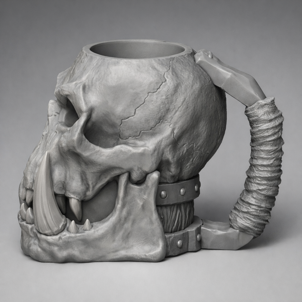 Mythic Monster Mugs – Orc | Lich | Coffin | Mimic | Treasure | Can Holders for Tabletop Gamers