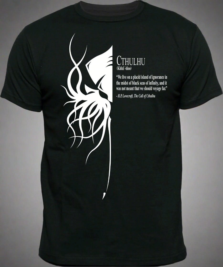 Lovecraft Inspired 'Cthulhu ' T-Shirt I Arkham Horror I Eldritch I Miskatonic University