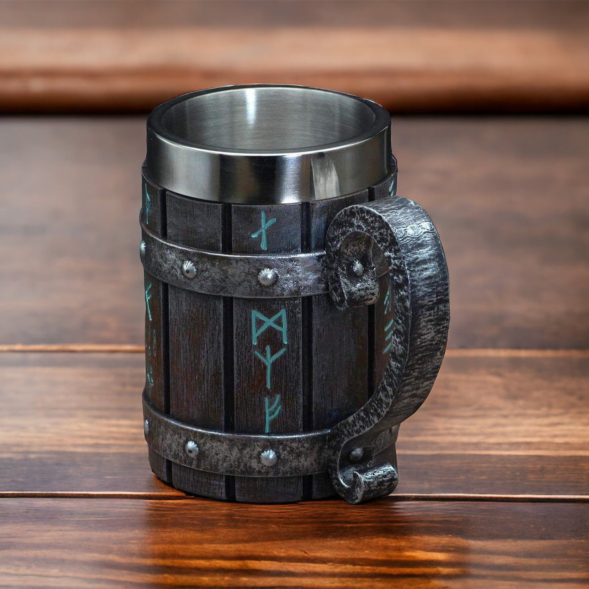 Viking Rune Norse Tankard Mug Beer Stein 20oz / 600ml