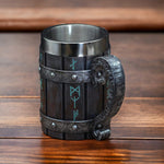 Viking Rune Norse Tankard Mug Beer Stein 20oz / 600ml