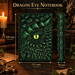 Dragon Eye Notebook 3D Embossed | Dnd Journal | Sketchbook | Diary