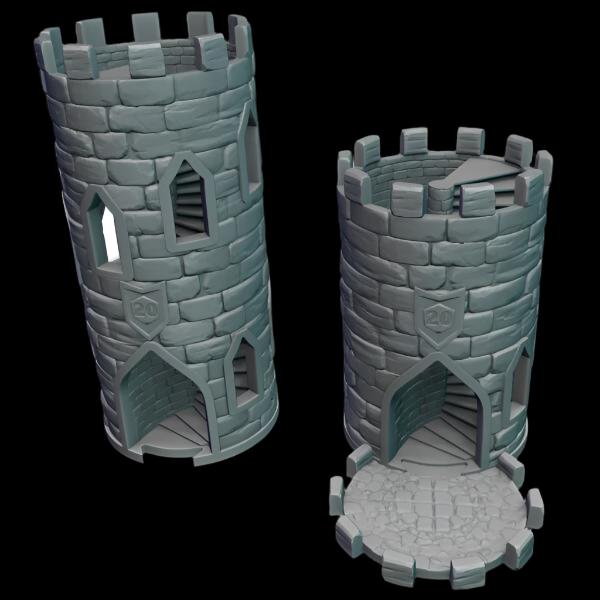 The Dice Tower Insert I Mythic Mug Insert | Dice Shaker/Tumbler I Travel Dice Storage