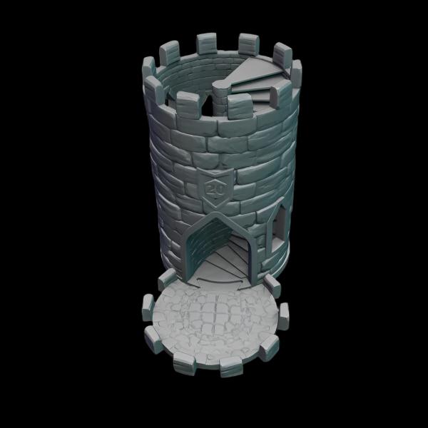 The Dice Tower Insert I Mythic Mug Insert | Dice Shaker/Tumbler I Travel Dice Storage