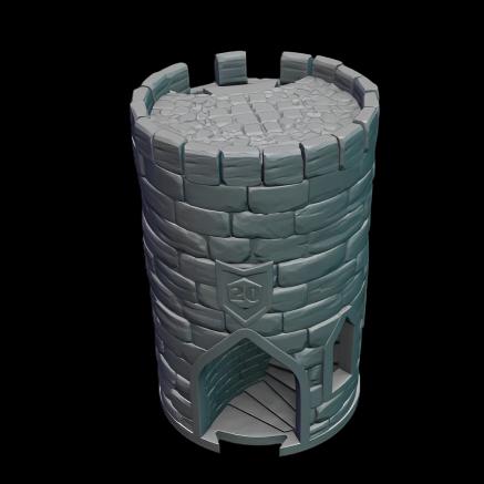 The Dice Tower Insert I Mythic Mug Insert | Dice Shaker/Tumbler I Travel Dice Storage
