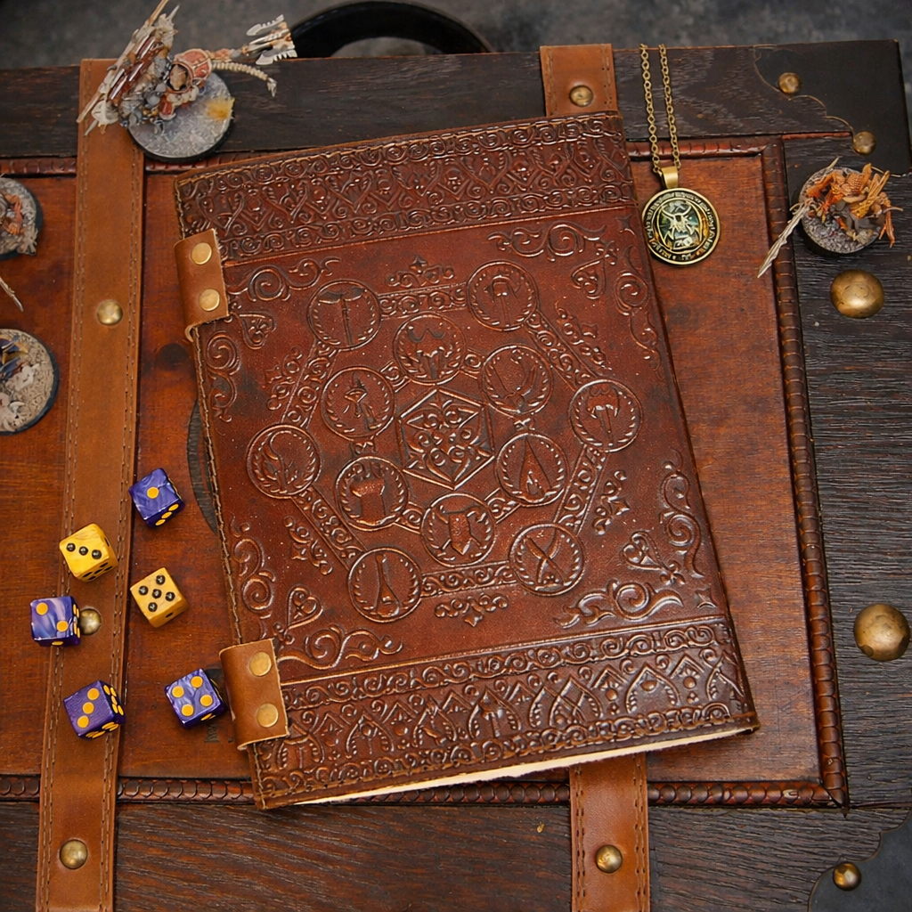 DnD Leather Notebook Back