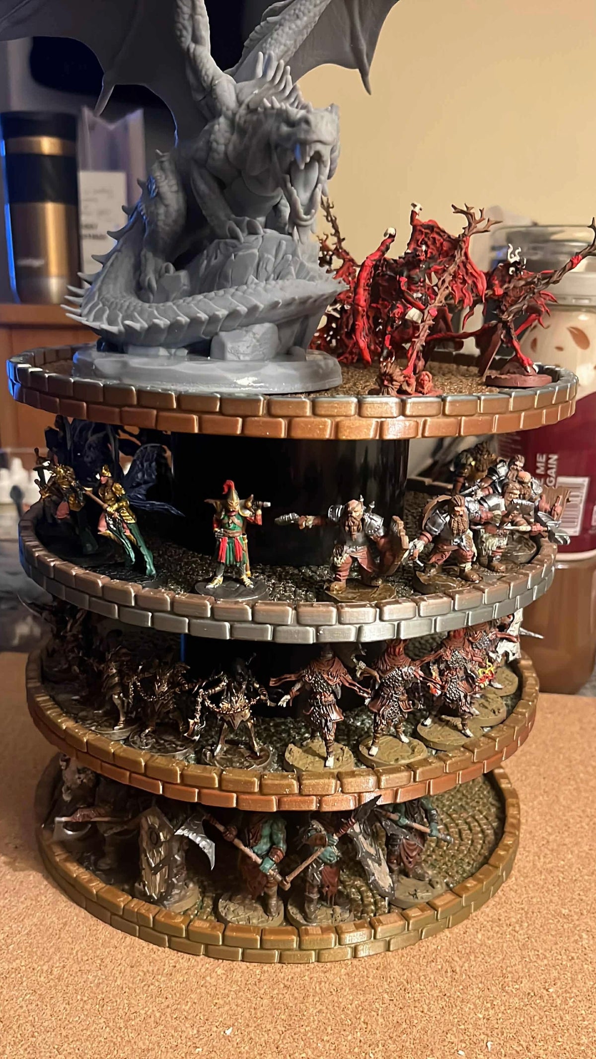 Miniature Model Stackable Display Kit - Figure Display Stand