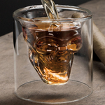 Skull Glass | 250ml | Floating Skull | BBQ Halloween Party