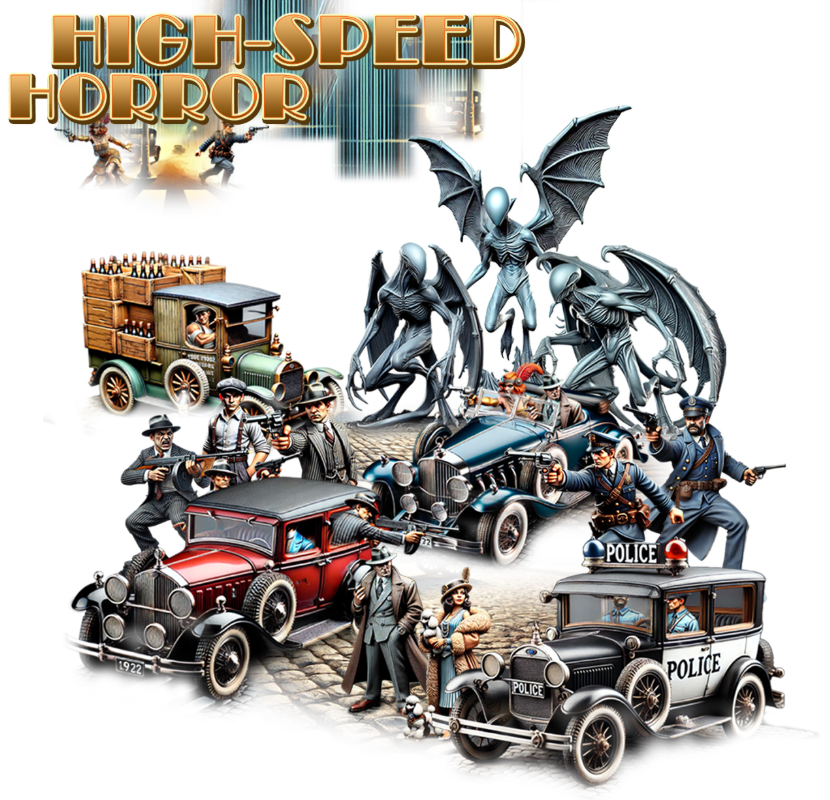 High Speed Horror - Cthulhu Characters Revelations: RPG & Tabletop Board Games