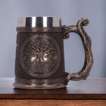 Viking Yggdrasil Tree Of Life Norse Tankard Mug Beer Stein 20oz / 600ml