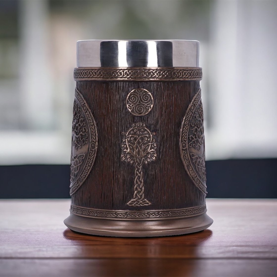 Viking Yggdrasil Tree Of Life Norse Tankard Mug Beer Stein 20oz / 600ml