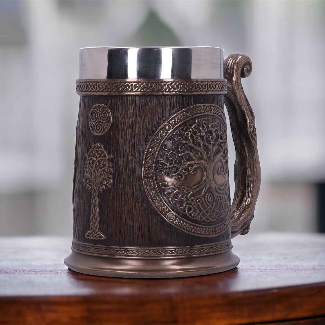 Viking Yggdrasil Tree Of Life Norse Tankard Mug Beer Stein 20oz / 600ml