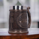 Viking Yggdrasil Tree Of Life Norse Tankard Mug Beer Stein 20oz / 600ml