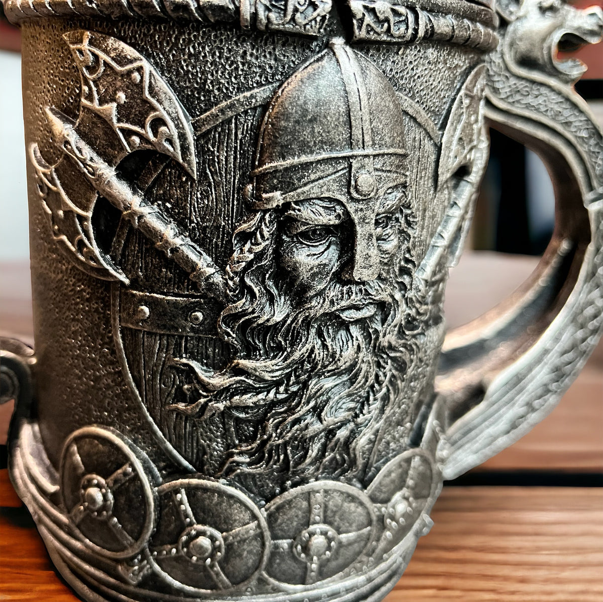 Viking Longship Norse Tankard Mug