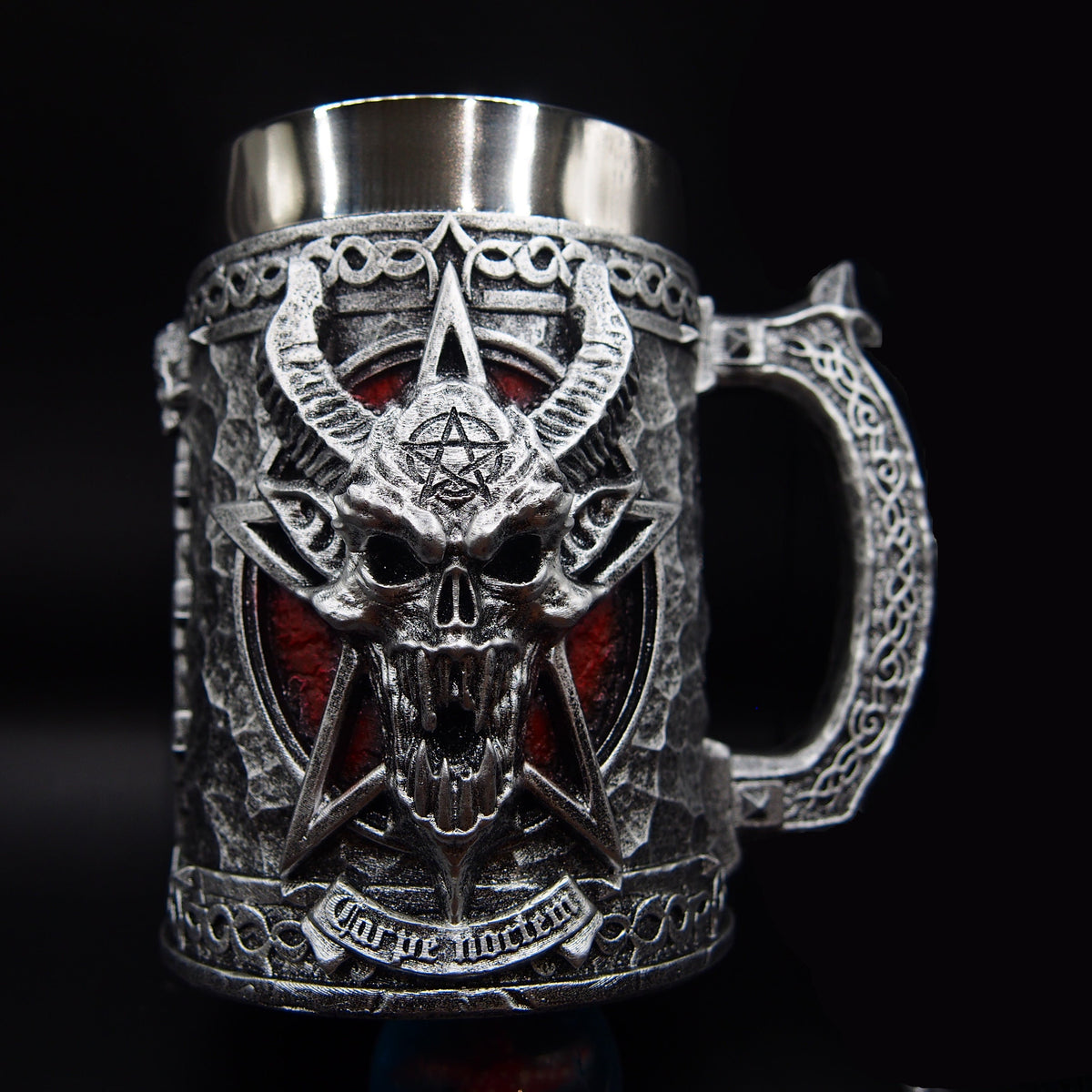 Dungeon Master Tankard "The Demon Summoner Edition" Unique Hand-Painted Tankard