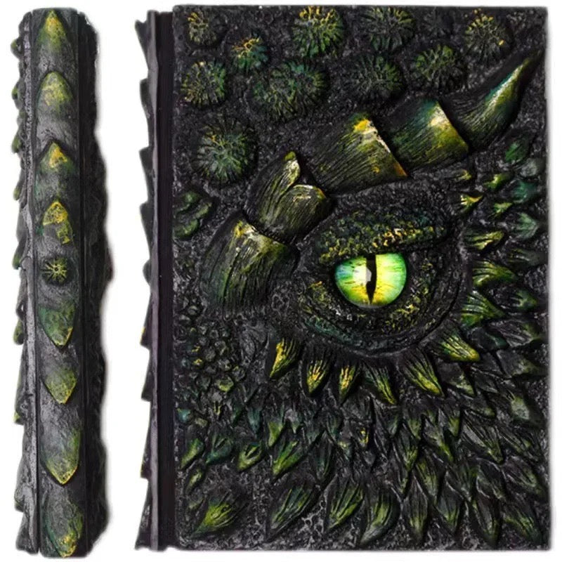 Dragon Eye Notebook 3D Embossed A5 | Dnd Journal | Sketchbook | Diary