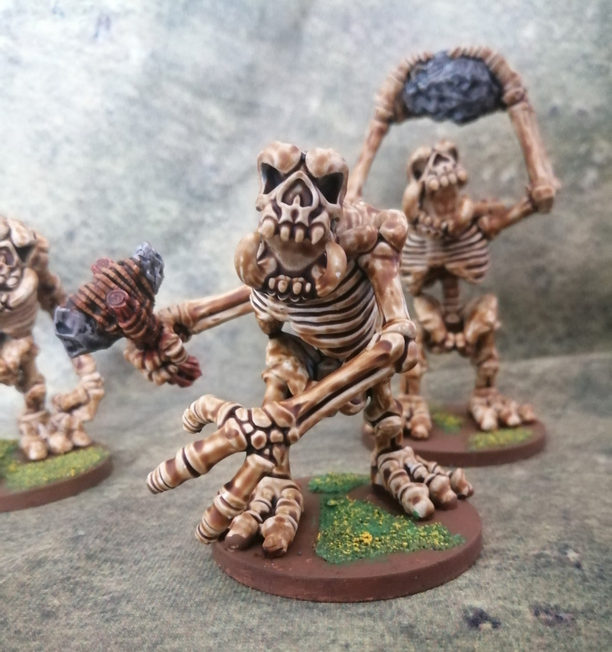 Skeleton Stone Troll Resin Miniature for DnD | Tabletop Gaming