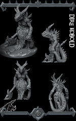 DIRE KOBOLD - Miniature | All Sizes | Dungeons and Dragons | Pathfinder | War Gaming
