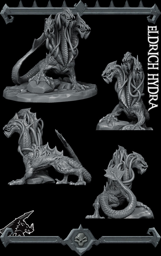 ELDRITCH HYDRA - Miniature | Dungeons and dragons | Cthulhu | Pathfinder | War Gaming