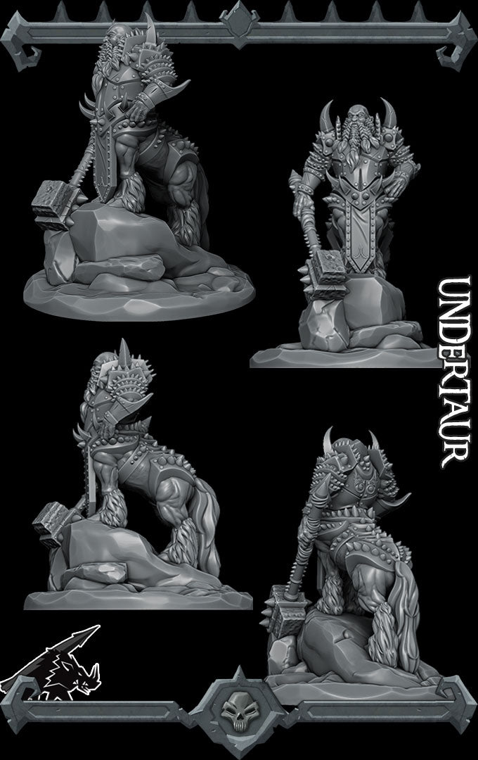 UNDERTAUR - Miniature | All Sizes | Dungeons and Dragons | Pathfinder | War Gaming