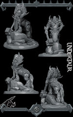 UNDERTAUR - Miniature | All Sizes | Dungeons and Dragons | Pathfinder | War Gaming