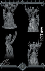 WAR LICH - Miniature | All Sizes | Dungeons and Dragons | Pathfinder | War Gaming