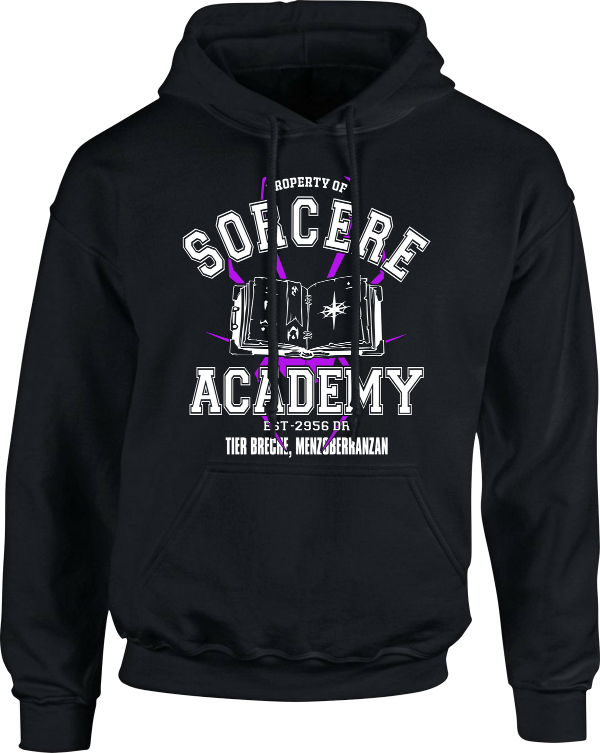 D&D Inspired 'Sorcere Academy' Hoodie IMenzoberranzan I Wizards I Forgotten Realms