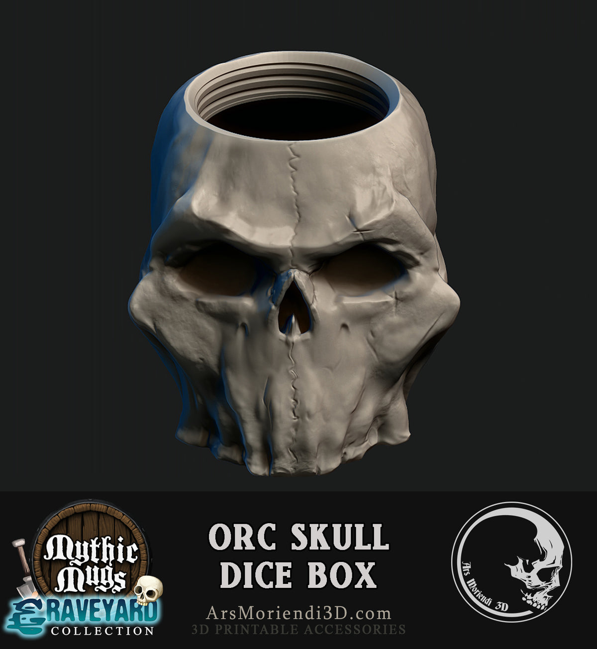 Mythic Dice Boxes – Monster Collection | Creepy Dice Vaults for Tabletop Gamers