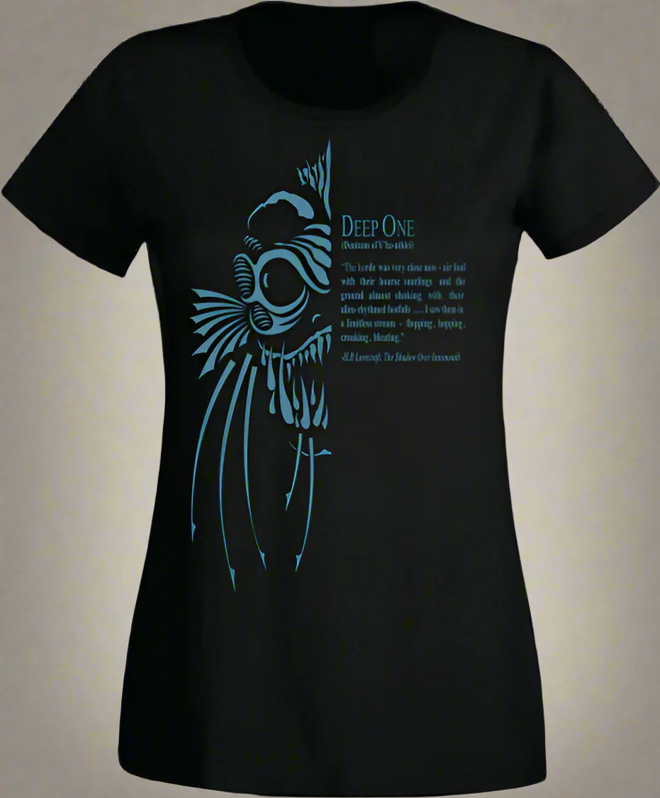 Lovecraft Inspired 'Deep One' T-Shirt I Arkham Horror I Eldritch I Cthulhu